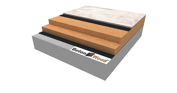 Pavimento in fibra di legno e fibrocemento su latero-cemento