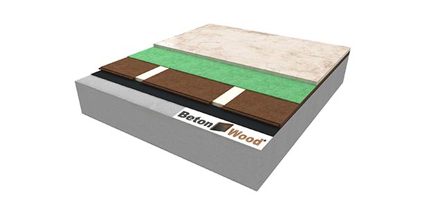 Pavimento in fibra di legno Floor, Underfloor e fibrocemento