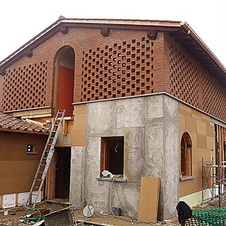 Cappotto termico in Fibra di Legno e Fibrocemento