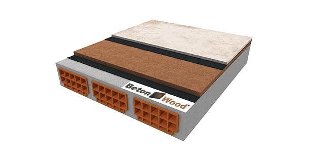 Solaio in fibra di legno Base e fibrocemento